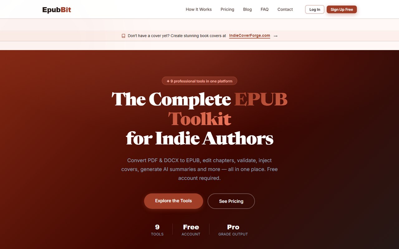 Homepage di EpubBit